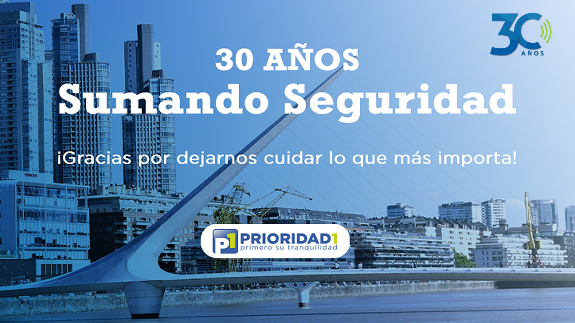 30 años sumando seguridad.