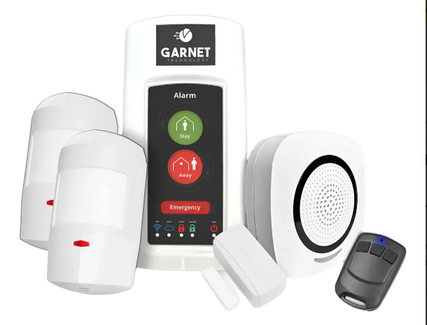 Kit Alarma Inalámbrica Garnet Kit Pc-200-2pw Hasta 6 Zonas