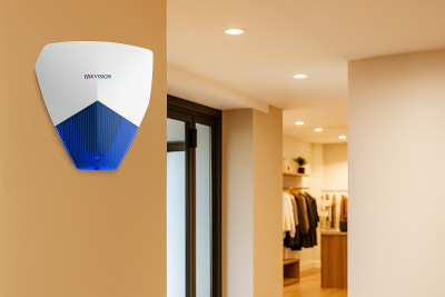 Sirena cableada para interior con estrobo LED